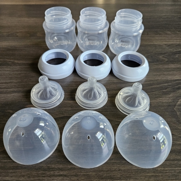 3pk Phillips Avent Baby Bottle With Natural Response Nipple - Picture 1 of 8